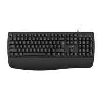 Клавиатура Genius KB-123, Проводное, Чёрный