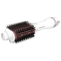 Фен-щётка Rowenta Volumizer Oval Brush CF6135F0, 800 Вт, Белый | Розовый