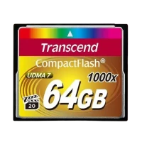 Карта памяти Transcend CompactFlash 1000, 64Гб (TS64GCF1000) Карта памяти Transcend CompactFlash 1000, 64Гб (TS64GCF1000)