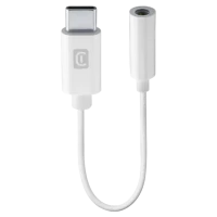 Аудио адаптер Cellularline Music Enabler Type-C, 3.5 мм/USB Type-C, 0,15м, Белый Аудио адаптер Cellularline Music Enabler Type-C, 3.5 мм/USB Type-C, 0,15м, Белый