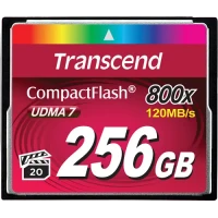 Карта памяти Transcend CompactFlash 800, 256Гб (TS256GCF800) Карта памяти Transcend CompactFlash 800, 256Гб (TS256GCF800)