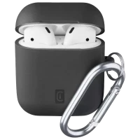 Чехол для Airpods Cellularline Bounce - AirPods 1 & 2, Чёрный Чехол для Airpods Cellularline Bounce - AirPods 1 & 2, Чёрный