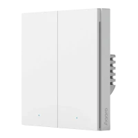Comutator inteligent AQARA H1, Două chei сu neutru, Alb Comutator inteligent AQARA H1, Două chei сu neutru, Alb