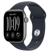 Apple Watch Series 12 GPS, 42mm Space Grey Aluminium Case with Navy Blue Sport Band - S/M MJE74 Apple Watch Series 12 GPS, 42mm Space Grey Aluminium Case with Navy Blue Sport Band - S/M MJE74