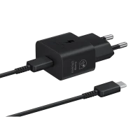 Зарядное устройство Samsung Fast Travel Charger EP-T2510, 25Вт, Чёрный Зарядное устройство Samsung Fast Travel Charger EP-T2510, 25Вт, Чёрный