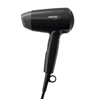 Uscător de păr compact Philips EssentialCare BHC010/10, 1200 W, Negru Uscător de păr compact Philips EssentialCare BHC010/10, 1200 W, Negru
