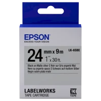 Cartuş de bandă Epson LK-6SBE, 24 mm x 9 m Cartuş de bandă Epson LK-6SBE, 24 mm x 9 m
