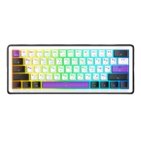 Клавиатура HATOR Hellyberry HK60 Wireless, Проводное / беспроводное, Белый
