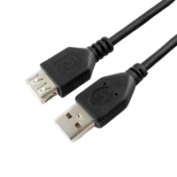 Удлинитель Cablexpert CCP-USB2-AMAF-10, USB Type-A (M)/USB Type-A (F), 3м, Чёрный Удлинитель Cablexpert CCP-USB2-AMAF-10, USB Type-A (M)/USB Type-A (F), 3м, Чёрный