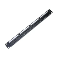 24 ports UTP Cat.6 patch panel, LY-PP6-04, 19 24 ports UTP Cat.6 patch panel, LY-PP6-04, 19