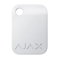 Cheia de securitate fără contact Ajax Tag, Alb