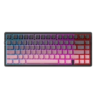 Tastatură MCHOSE G75 Pro, Cu fir / Fără fir, Negru | Roz