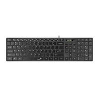 Клавиатура Genius SlimStar 126, Проводное, Чёрный