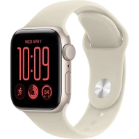 Apple Watch SE 3 40mm Aluminum Case with Sand Sport Band - S/M MJKR4 GPS, Starlight Apple Watch SE 3 40mm Aluminum Case with Sand Sport Band - S/M MJKR4 GPS, Starlight