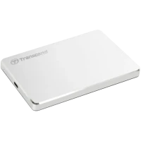 HDD portabil extern Transcend StoreJet 25C3S, 1 TB, Argintiu (TS1TSJ25C3S)