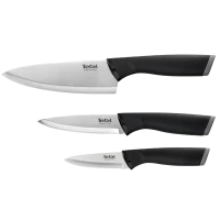 Набор ножей Tefal K221S375, Чёрный | Серебристый