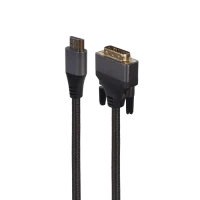 Adaptor Video Cablexpert CC-HDMI-DVI-4K-6, HDMI (M) - DVI-I (M), 1,8m, Negru Adaptor Video Cablexpert CC-HDMI-DVI-4K-6, HDMI (M) - DVI-I (M), 1,8m, Negru
