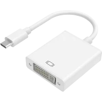Adaptor Video APC Electronic APC-631001, Type-C - DVI-D (F), 0,1m, Alb Adaptor Video APC Electronic APC-631001, Type-C - DVI-D (F), 0,1m, Alb