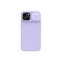 Чехол Nillkin iPhone 14, CamShield Silky Silicone, Фиолетовый