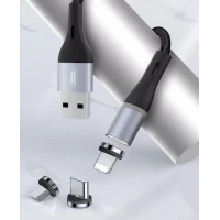 Cablu încărcare și sincronizare XO NB125, USB Type-A/Lightning, 1m, Negru Cablu încărcare și sincronizare XO NB125, USB Type-A/Lightning, 1m, Negru