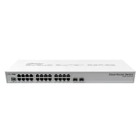 Коммутатор маршрутизатора MikroTik CRS326-24G-2S+RM, Белый