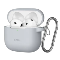 Husă pentru Airpods Tech Protect Hook, Crayon Grey Husă pentru Airpods Tech Protect Hook, Crayon Grey