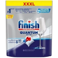Tablete pentru mașina de spălat vase Finish Quantum Regular All in One, 60 buc