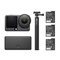 Экшн-камера DJI Osmo Action 6 Adventure Combo, Черный