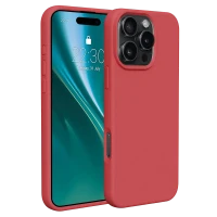 Husă Etteri Silicone Mag pentru Apple iPhone 16 Pro, Raspberry