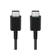 Cablu încărcare și sincronizare Samsung EP-DA705BBRGRU, USB Type-C/USB Type-C, 1m, Negru