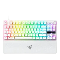 Клавиатура Razer Huntsman V3 Pro TKL 8KHz, Проводное, Белый