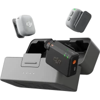 Портативный записывающий микрофон DJI Mic Mini 2 (2 TX + 1 RX + Charging Case), Беспроводной, Черный Портативный записывающий микрофон DJI Mic Mini 2 (2 TX + 1 RX + Charging Case), Беспроводной, Черный