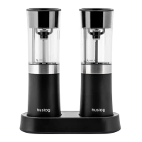 Huslog Grinder Set with Charging Base - Black