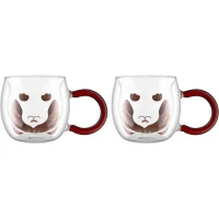 Glass cups Ardesto 280ml 2pcs, AR2628BC