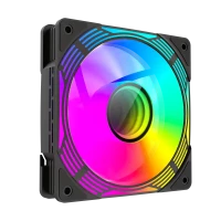 PC Case Fan GAMEMAX FN12A-C8I-R, Reversed, 120mm, ARGB, 24 LED, 9 blades, PWM, <31.21dB, 44.35 CFM, PC Case Fan GAMEMAX FN12A-C8I-R, Reversed, 120mm, ARGB, 24 LED, 9 blades, PWM, <31.21dB, 44.35 CFM,