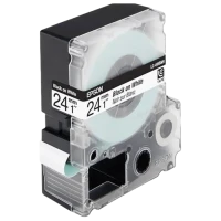 Cartuş de bandă Epson LK-6WBN, 24 mm x 9 m Cartuş de bandă Epson LK-6WBN, 24 mm x 9 m