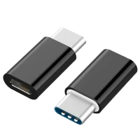 Адаптер Cablexpert A-USB2-CMmF-01, micro-USB (F)/USB Type-C, 0,3м, Чёрный Адаптер Cablexpert A-USB2-CMmF-01, micro-USB (F)/USB Type-C, 0,3м, Чёрный