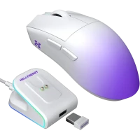Gaming Mouse HATOR Hellyberry HM47 Pro, Alb | Violet Gaming Mouse HATOR Hellyberry HM47 Pro, Alb | Violet