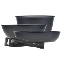 Set de vase Polaris EasyKeep-4DG, 1,7L, Negru Set de vase Polaris EasyKeep-4DG, 1,7L, Negru