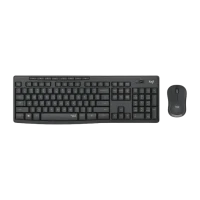 Клавиатура и мышь Logitech MK295, Беспроводное, Графитовый