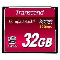 Карта памяти Transcend CompactFlash 800, 32Гб (TS32GCF800) Карта памяти Transcend CompactFlash 800, 32Гб (TS32GCF800)