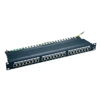 24 ports FTP Cat.6 patch panel, LY-PP6-14, 19 24 ports FTP Cat.6 patch panel, LY-PP6-14, 19