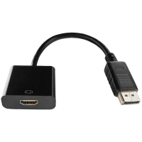 Adaptor Video Cablexpert A-DPM-HDMIF-002, DisplayPort (M) - HDMI (F), 0,1 m, Negru Adaptor Video Cablexpert A-DPM-HDMIF-002, DisplayPort (M) - HDMI (F), 0,1 m, Negru