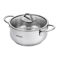 Кастрюля Ardesto AR0730S, 3л, 20см, Нержавеющая сталь