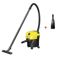 Пылесос Karcher WD 1 + Автомобильная насадка WD, Желтый | Черный