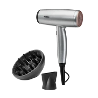 Uscător de păr BaByliss D580DE, 2100W, Argintiu