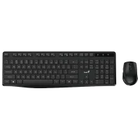 Клавиатура и мышь Genius KM-8206S, Беспроводное, Чёрный