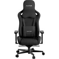 HATOR Arc Fabric Gaming Chair, Jet Black HATOR Arc Fabric Gaming Chair, Jet Black