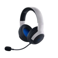 Căști gaming Razer Kaira HyperSpeed pentru PS5, Fără fir, Alb | Negru