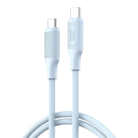 Cablu încărcare și sincronizare XO NB-Q265B, USB Type-C/USB Type-C, 1m, Albastru Cablu încărcare și sincronizare XO NB-Q265B, USB Type-C/USB Type-C, 1m, Albastru